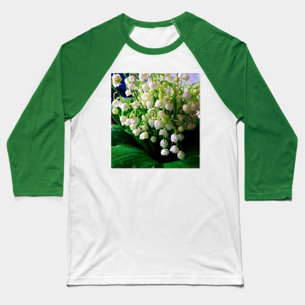 bouquet lily of the valley Baseball T-Shirt by RomanParzhetckii